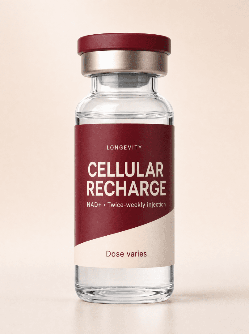 Cellular Recharge twice-weekly injection vial